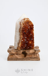 Caramel Citrine Crystal Cluster - Shine by Evelyn -